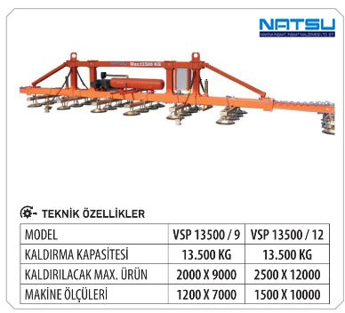 vakumla sac kaldırma ve taşıma sistemleri